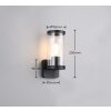 Reality BONITO Wall Light black, 1-light source