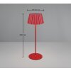 Reality SUAREZ Table lamp LED red, 1-light source
