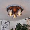 KLEMTOO Ceiling Light black, 3-light sources
