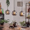 Ripoll hanging light Smoke-coloured, 3-light sources