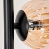 Remaisnil floor lamp Amber, Smoke-coloured, 3-light sources