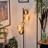 Remaisnil floor lamp Amber, clear, Smoke-coloured, 5-light sources