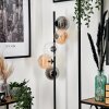 Remaisnil floor lamp Amber, clear, Smoke-coloured, 5-light sources