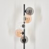 Remaisnil floor lamp Amber, clear, Smoke-coloured, 5-light sources
