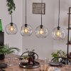 Ripoll hanging light black, 4-light sources