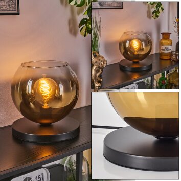 Koyoto table lamp 25 cm black, 1-light source