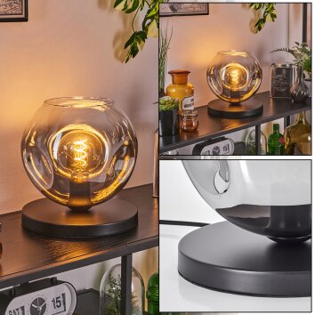 Ripoll table lamp black, 1-light source