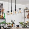 Ripoll pendant light black, 4-light sources