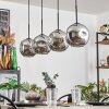 Ripoll pendant light black, 4-light sources