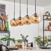 Ripoll pendant light black, 4-light sources