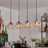 Ripoll pendant light black, 4-light sources