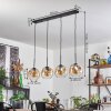 Ripoll pendant light black, 4-light sources