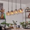 Ripoll pendant light black, 4-light sources