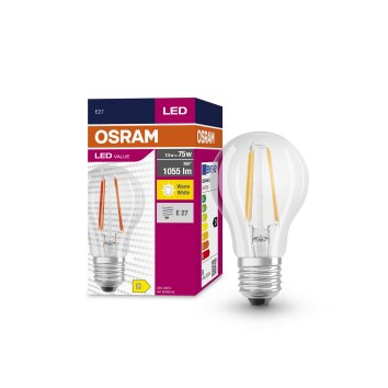 Osram lights E27 LED 7.5 Watt warm white 1055 Lumen