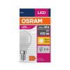Osram lights E14 LED 4.9 Watt warm white 470 Lumen