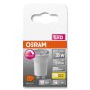 Osram lights GU10 LED 3 Watt warm white dimmable 230 Lumen