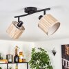 Bongal ceiling light black, 2-light sources