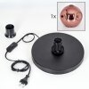 Ripoll table lamp coppery, 1-light source