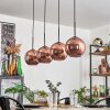 Koyoto pendant light coppery, 4-light sources
