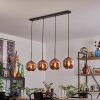 Koyoto pendant light coppery, 4-light sources