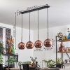 Koyoto pendant light coppery, 4-light sources