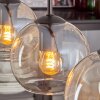 Koyoto pendant light Amber, clear, 4-light sources