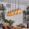 Lauden pendant light Amber, 5-light sources