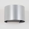 Tamarin outdoor wall light, Up & Down Light, wall light LED silver, 1-light source