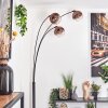 Koyoto floor lamp black, 3-light sources
