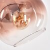 Koyoto floor lamp clear, coppery, 5-light sources
