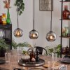 Ripoll pendant light Smoke-coloured, 3-light sources
