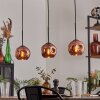 Ripoll pendant light coppery, 3-light sources