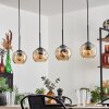 Ripoll pendant light Amber, 4-light sources