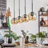 Ripoll pendant light Amber, 4-light sources