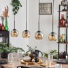 Ripoll pendant light Amber, 4-light sources