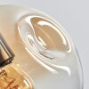 Ripoll pendant light Amber, clear, 4-light sources