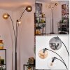 Gastor floor lamp Amber, clear, Smoke-coloured, 3-light sources