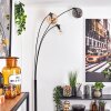 Gastor floor lamp Amber, clear, Smoke-coloured, 3-light sources