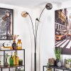 Gastor floor lamp Amber, clear, Smoke-coloured, 3-light sources