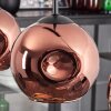 Ripoll pendant light coppery, 4-light sources