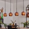 Ripoll pendant light coppery, 4-light sources