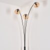 Gastor floor lamp Amber, clear, 3-light sources