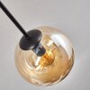 Gastor ceiling light 74 cm Amber, clear, 6-light sources