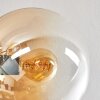 Gastor ceiling light 91 cm Amber, clear, Smoke-coloured, 12-light sources
