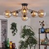Gastor ceiling light 74 cm Amber, 6-light sources