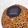 Paradiski solar light LED rust-coloured, 1-light source