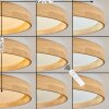 Tabernas ceiling light LED Ecru, white, 1-light source, Remote control