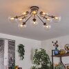 Gastor ceiling light 83 cm clear, 10-light sources