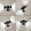 EMMERLEV Outdoor Wall Light LED black, 2-light sources, Motion sensor