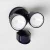 EMMERLEV Outdoor Wall Light LED black, 2-light sources, Motion sensor